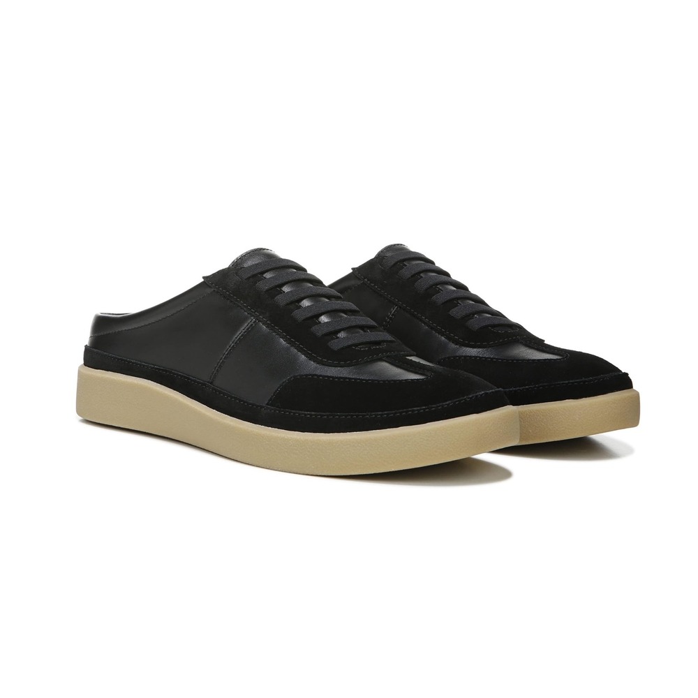 Vionic Thrive Slip On‎ Sneakers Black Leather Suede Size 8.5